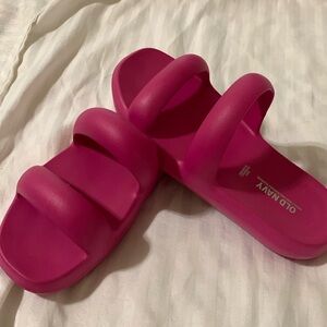 Fuscia pink old navy sandals